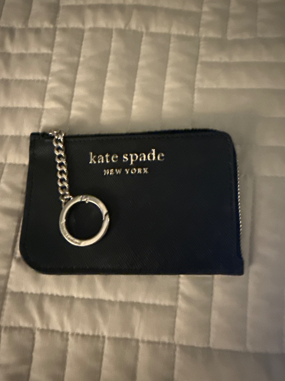 Kate Spade Leather Key Ring Card Holder
